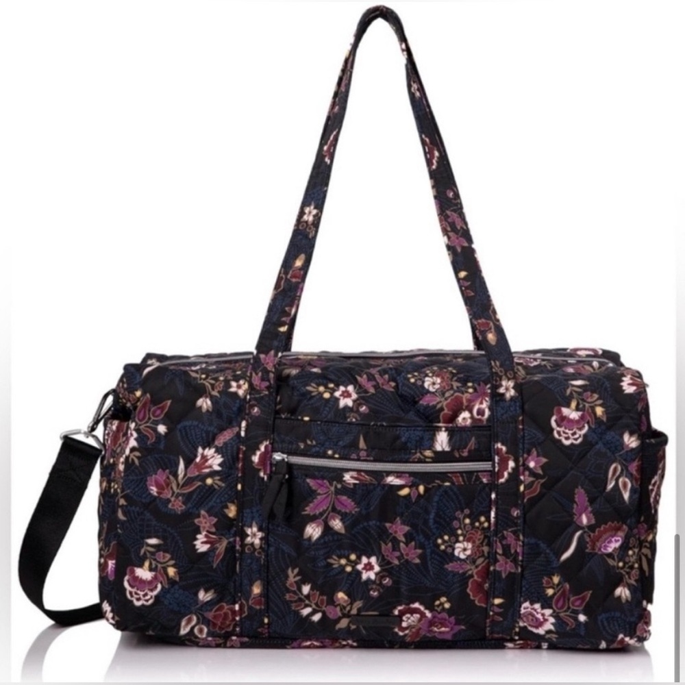 Vera Bradley Performance Twill Lay Flat Large Duffle Bag in Garden Dream